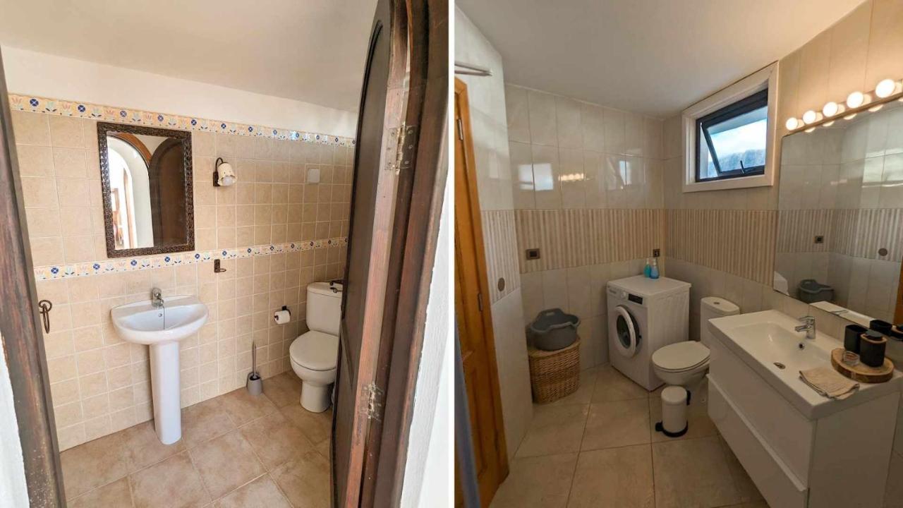 Bungalow Allende Famara Con Piscina Privada Y Ac Экстерьер фото